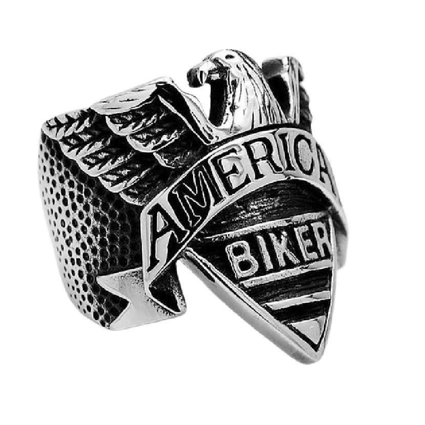 Bague Biker l'Aigle <br> AMERICAN BIKER