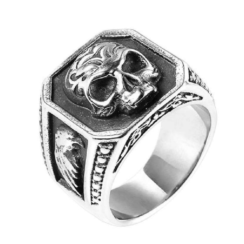 Bague Skull Homme MOTO BIKERS