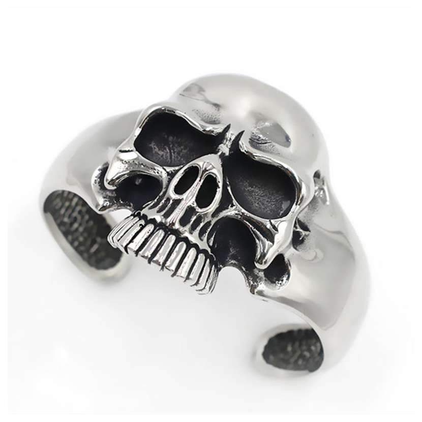Bracelet Acier Homme <br> Bracelet Crane Skull