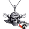 Collier Homme <br> Pendentif Pirate