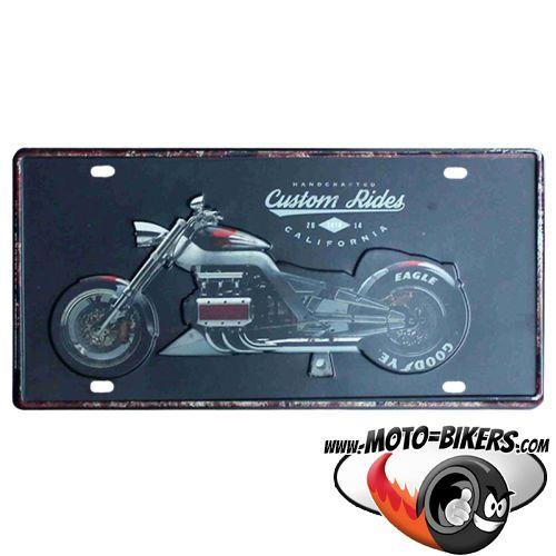 Joli lot 3 plaque métal moto garage atelier - Équipement moto