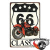 Plaque Metal Vintage Moto Classic