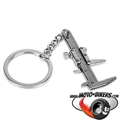 Porte clés moto acier - John'or & Co