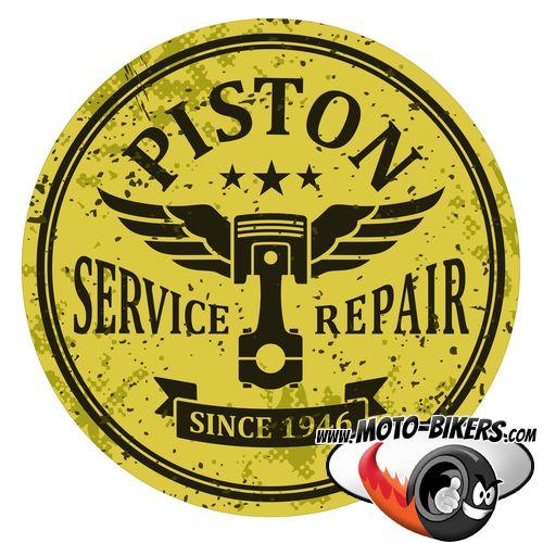 Sticker Biker <br> Autocollant Piston.
