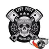 Sticker Biker <br> Live Fast Motors