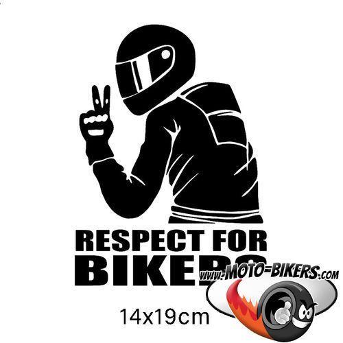Sticker Biker <br> Sticker Respect For Bikers