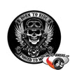 Sticker Biker <br> Sticker Skull Harley.