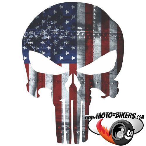 Sticker Biker <br> Stickers Punisher Usa