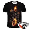 T Shirt Motard <br> Tee Shirt Ghost Rider.