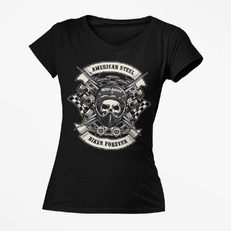 T Shirts Motarde <br> T Shirt Femme Biker