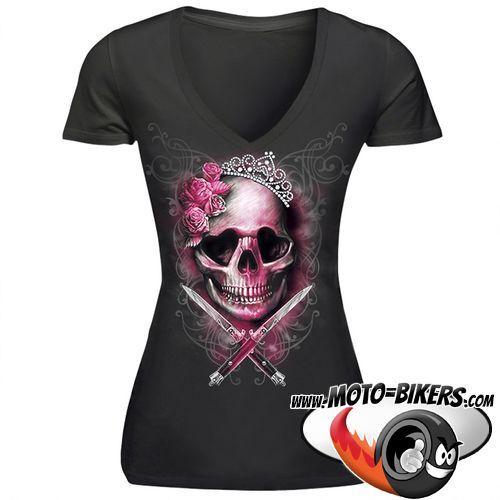 T Shirts Motarde <br> T Shirt Femme Hard Rock