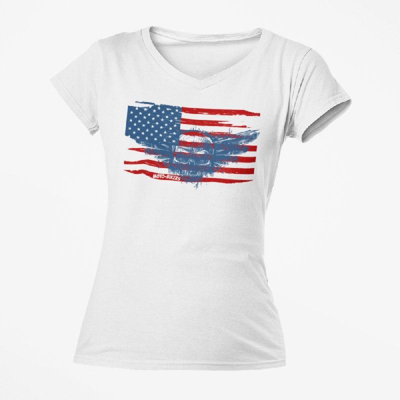 T Shirts Motarde <br> T Shirts Femme USA